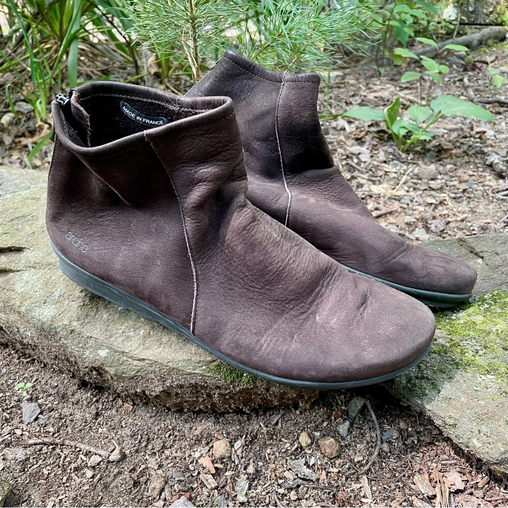 Arche Nubuck Leather Brown Truffle Baryky Boots